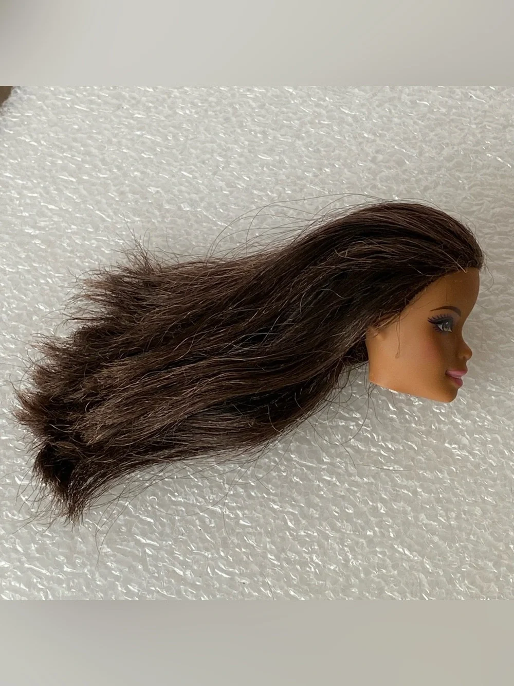 Mattel African American Barbie Doll Asha Face Sculpt - HEAD Replacement Only